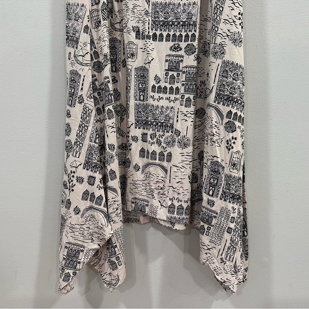 Cynthia Rowley Printed Rayon Blend Midi Dress 3X - Picture 2 of 8